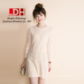 FashionPure Pullover ladies Woolen Knitted Long Cashmere Sweaters dress